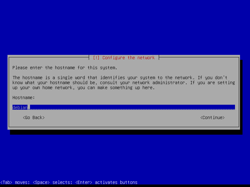 Set hostname