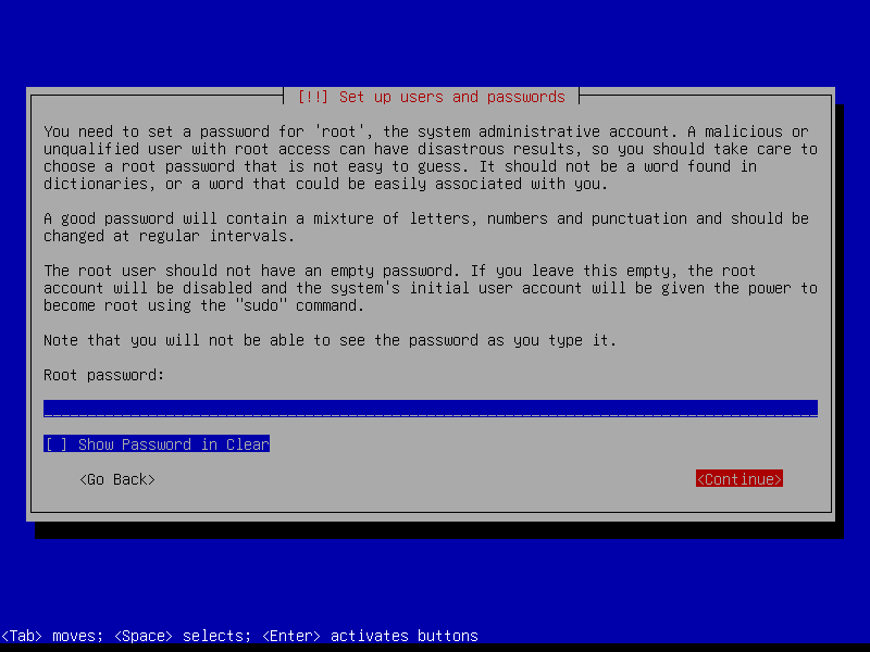 Root password