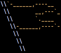 NetBSD logo in ASCII